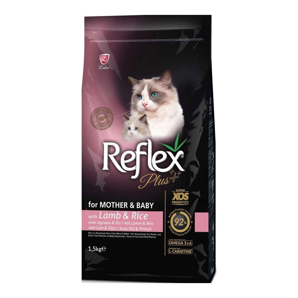 Reflex Plus Mother & Babycat Kuzu Etli 1.5 kg Yavru Kedi Maması