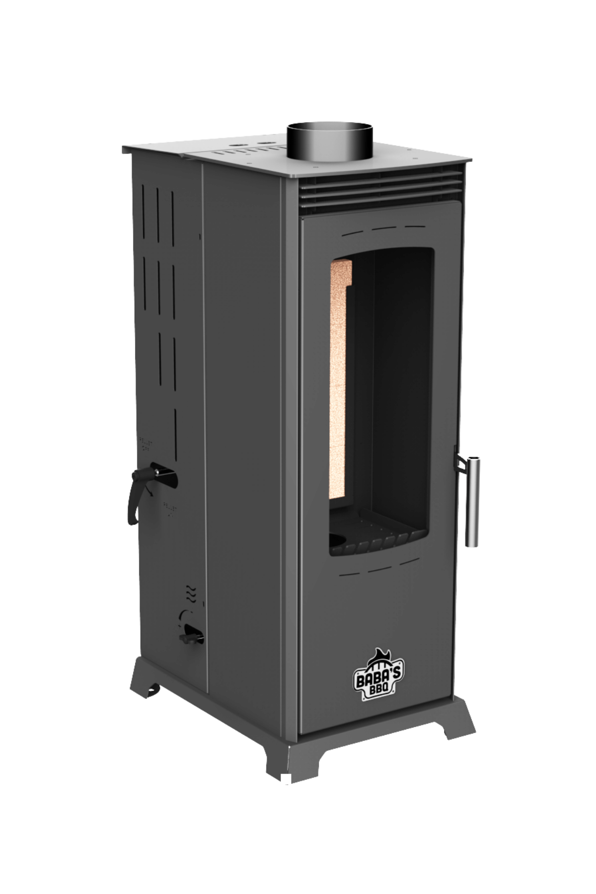 Baba's Stove Eco Mini Manuel Pelet ve Odun Sobası