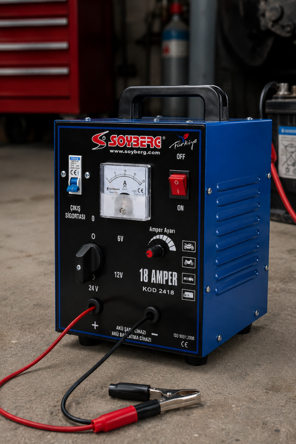 Soyberg S-2418 İki Akülük Şarj Cihazı