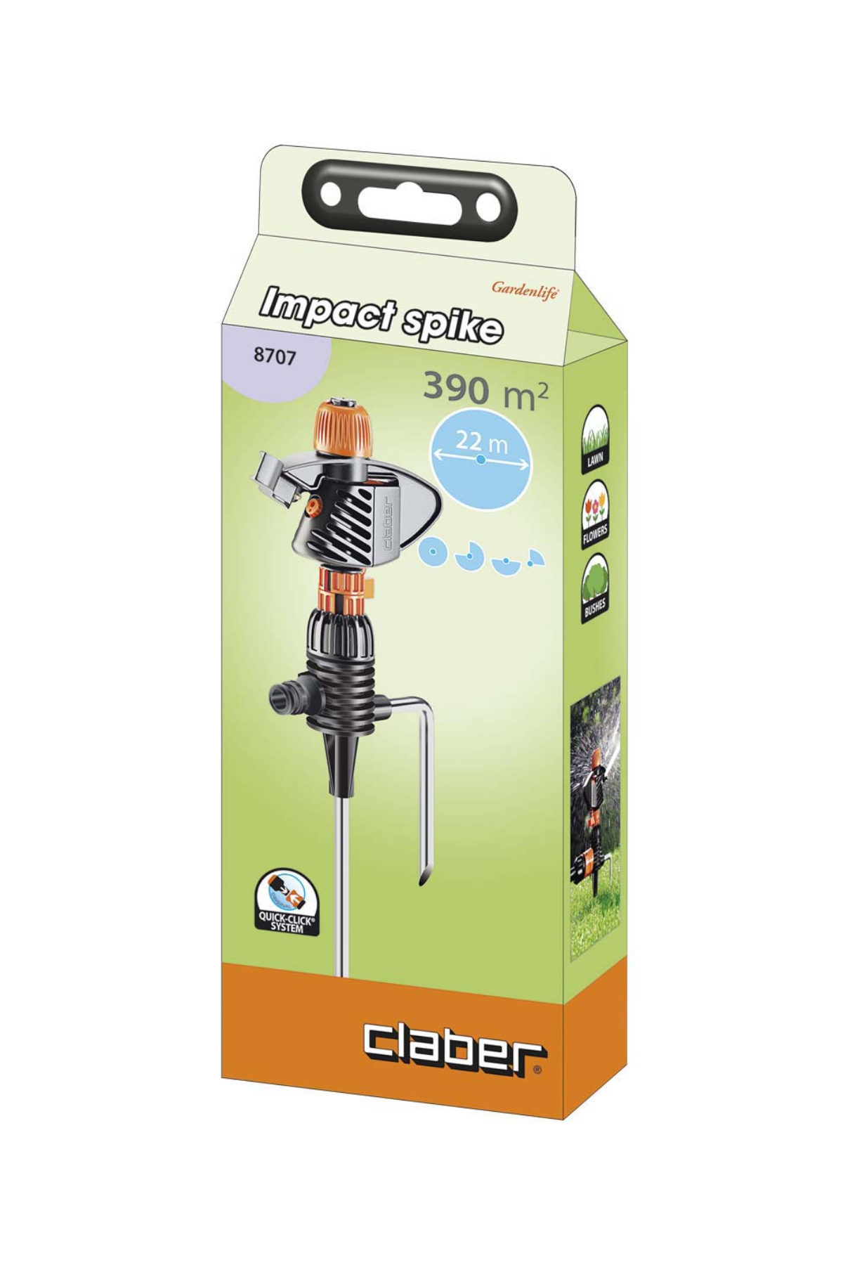 Claber 8707 Pulsar Sistem Saplamalı