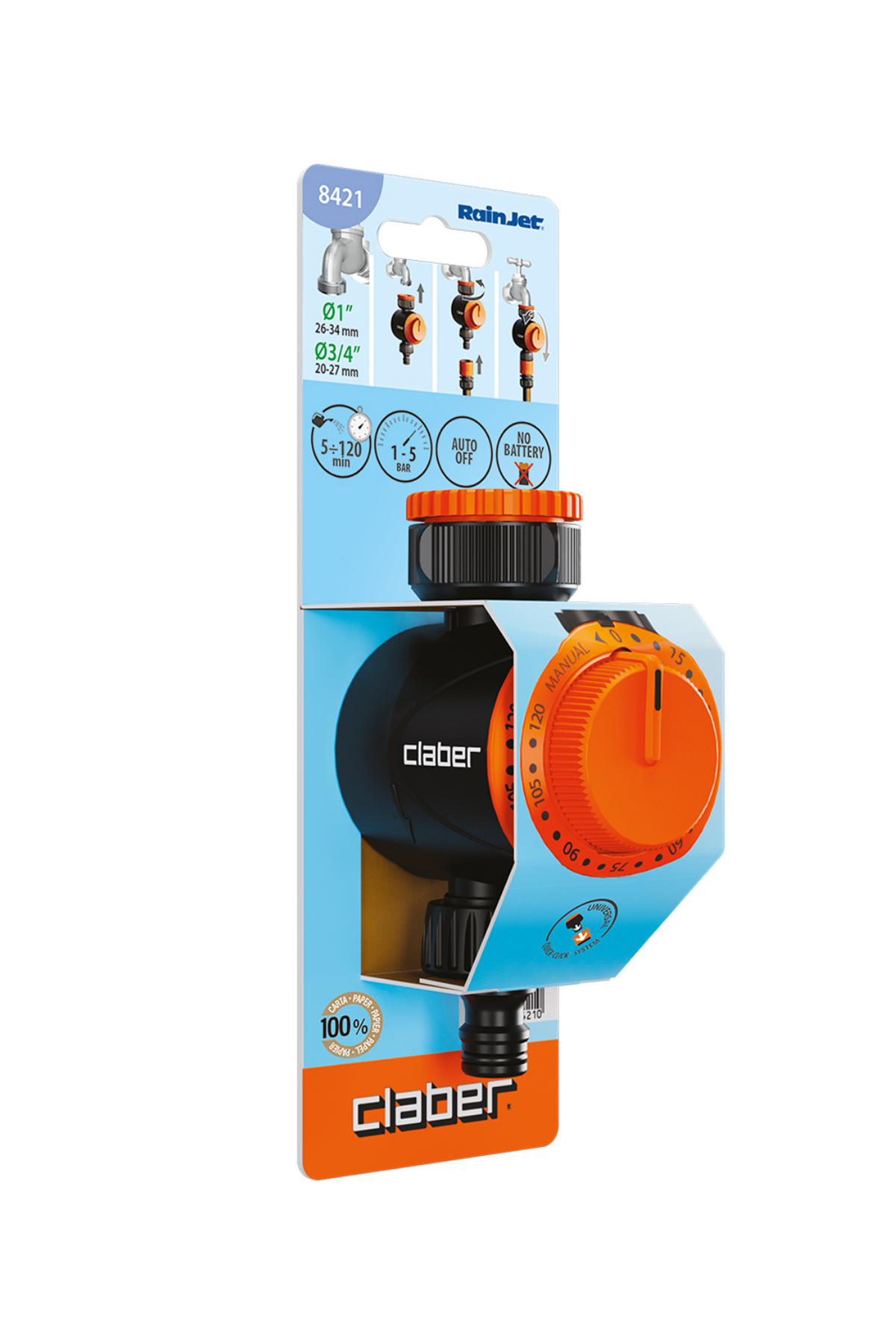 Claber 8421 Manuel Su Zamanlayıcısı