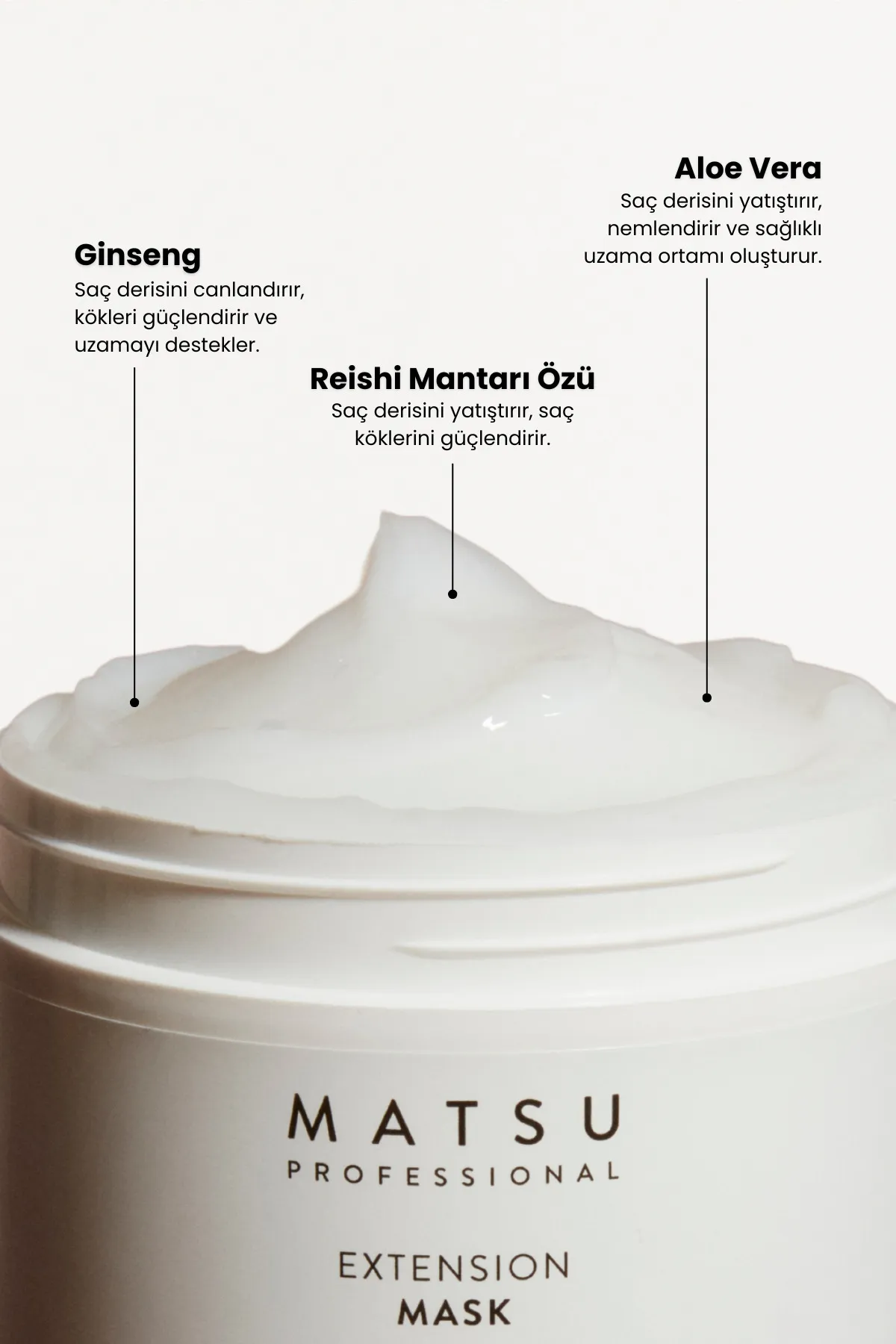 MATSU Extension Hızlı Uzama ve Saç Derisi Detoksu Maskesi