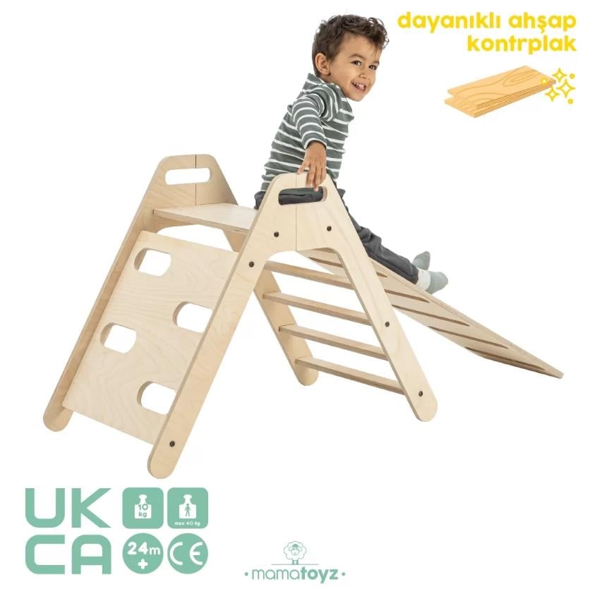 Mamatoyz Piky Pikler Tırmanma Üçgeni ve Kaydırak