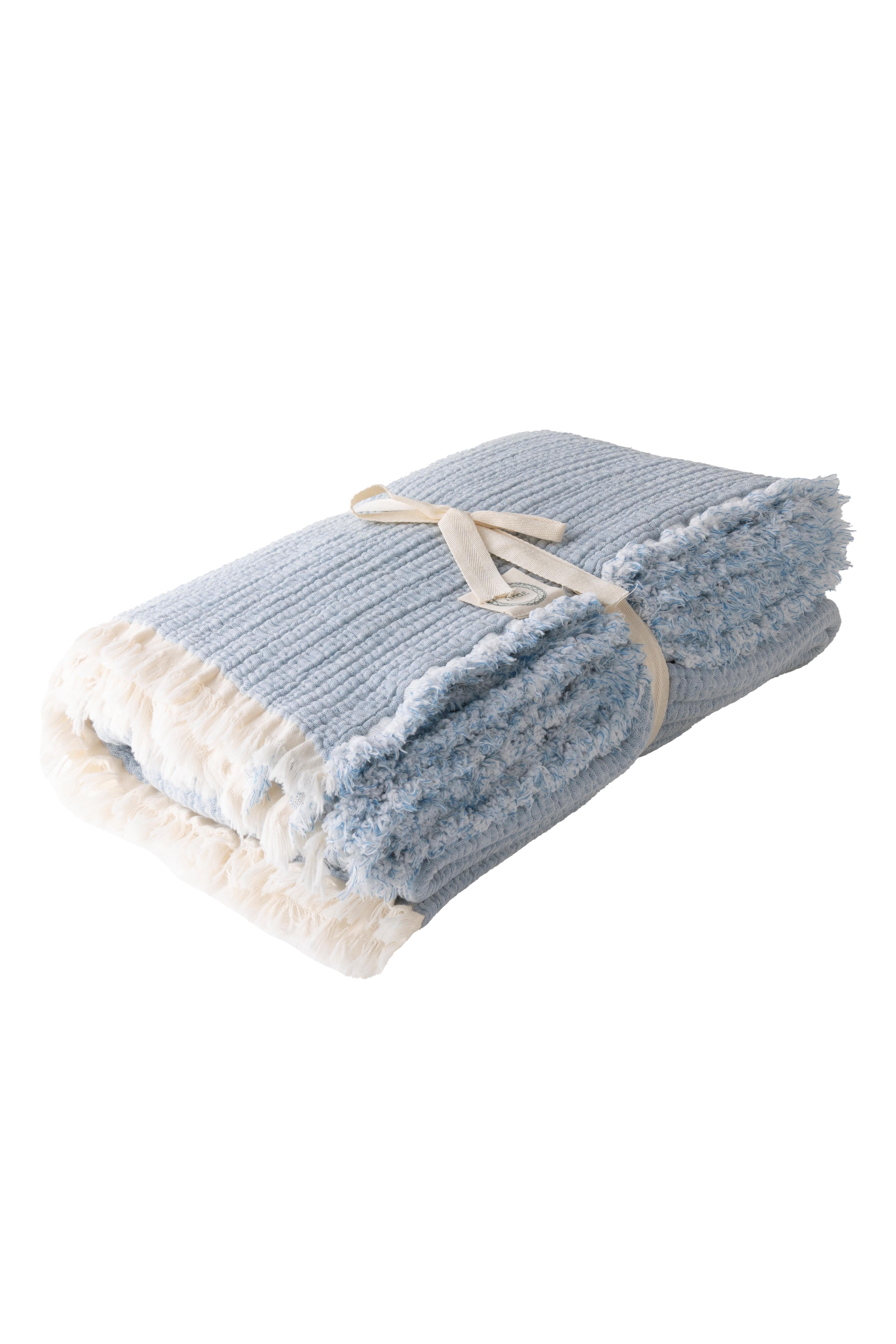Mylasa Home Müslin Bebek Yorganı 100x150cm Mavi