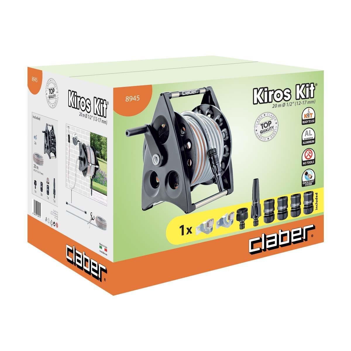 Claber 8945 Kiros Kit Hortum Makarası