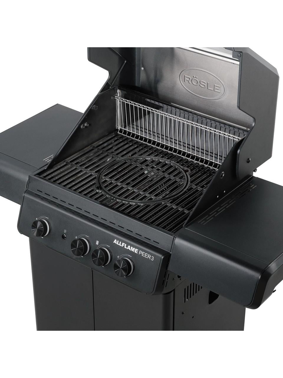 Rösle Allflame Peer 3 Gazlı Barbekü Istasyonu - Siyah