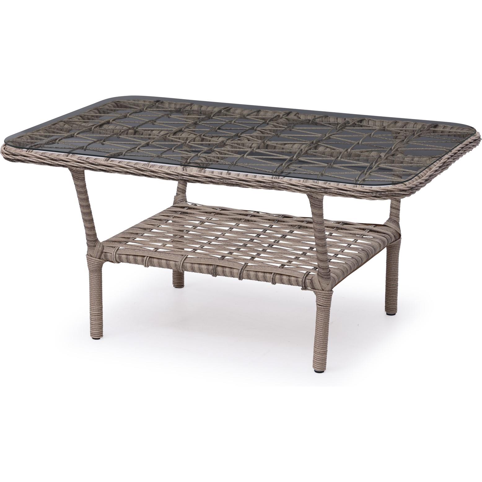 Grassgarden Papatya 2+1+1 Masa Alüminyum Üzeri Örgü Rattan Bahçe Balkon Mobilyası