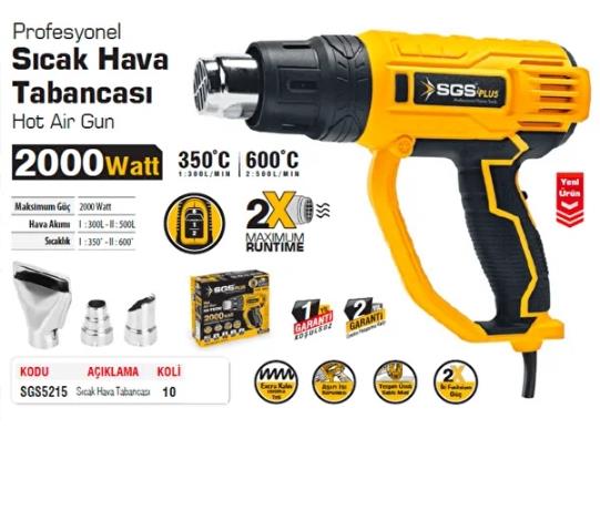 Sgs 5215 2000 W Sıcak Hava Tabancası