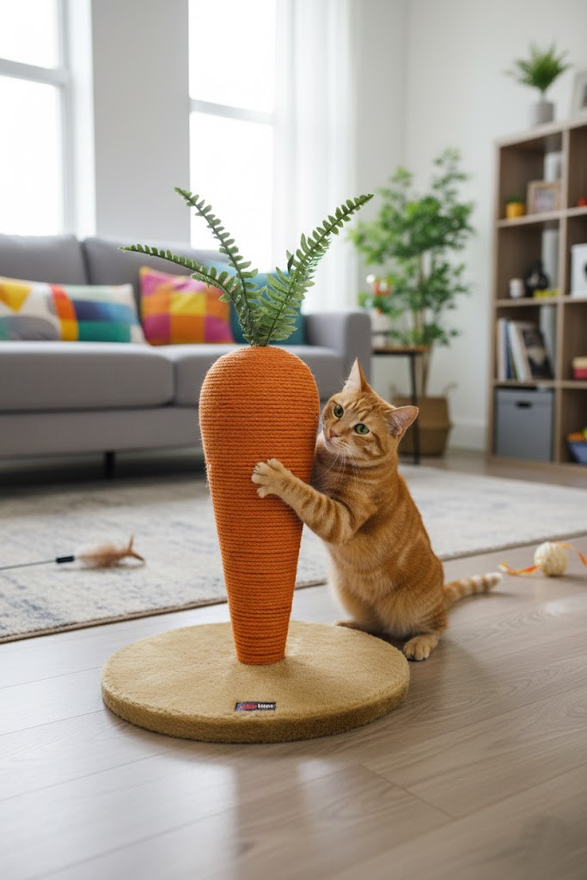 Lotus Pet Design Havuç Tırmalama Tahtası Kedi Tırmalama Tahtası