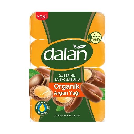 DALAN GLİSERİNLİ BANYO & DUŞ SABUNU 4LÜ 600GR ORGANİK ARGAN