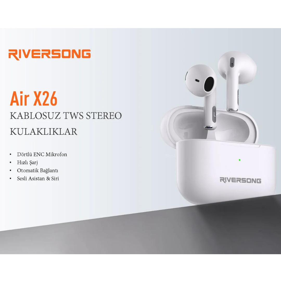 Riversong Audio Air X26 TWS Kulak İçi Bluetooth Kulaklık