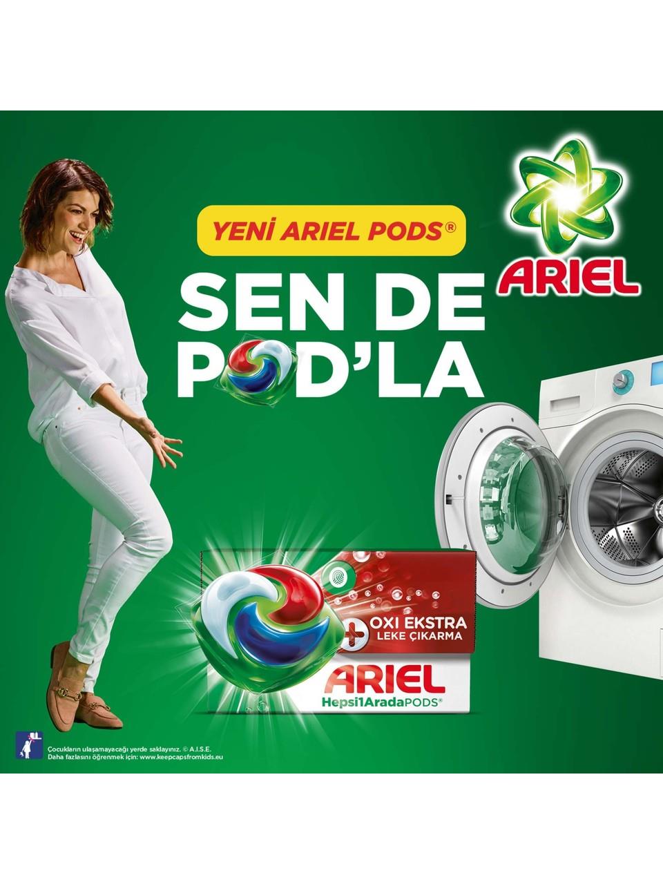 Ariel Pods Kapsül Çamaşır Deterjanı Oxi 10'lu