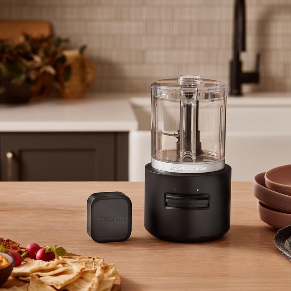 KitchenAid 5KFCR500BM Kablosuz Mutfak Robotu Siyah ( Bataryasız ) 