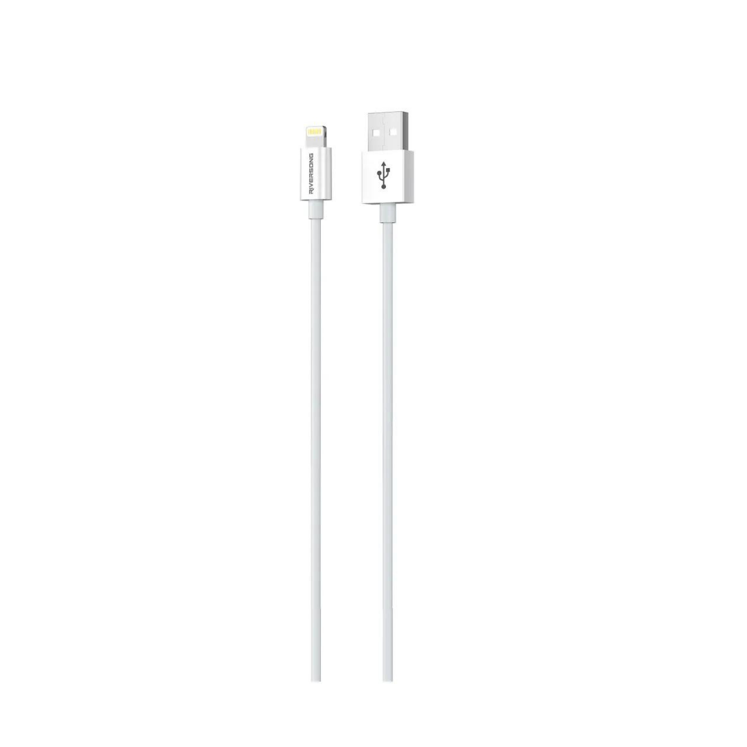 Riversong Cable Lotus 08 CL71 Lightning Hızlı Şarj Kablosu Açık Gri