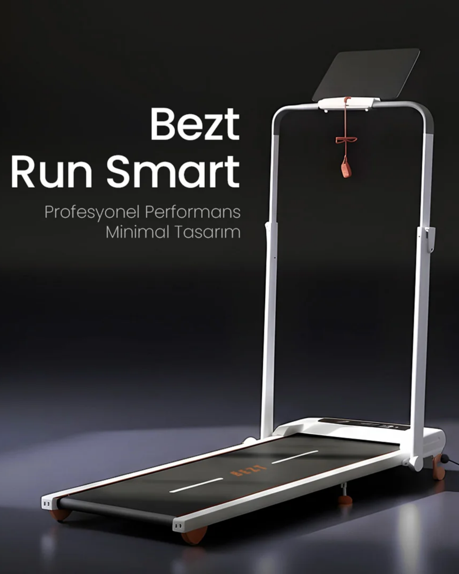 Bezt Run Smart Katlanabilir Koşu Bandı Beyaz