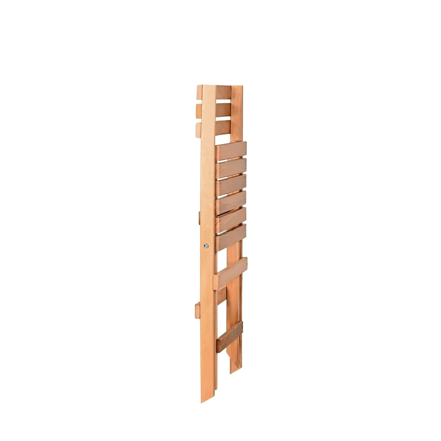 Bysay Puf Minderli Ahşap Katlanabilir Bahçe Mutfak Balkon Teras Sandalyesi (Naturel-Yeşil)