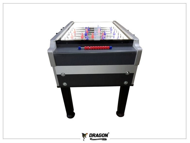 Dragon İtalyan Camlı Ticari Ev Ofis Tipi Langırt Masası Masa Futbolu