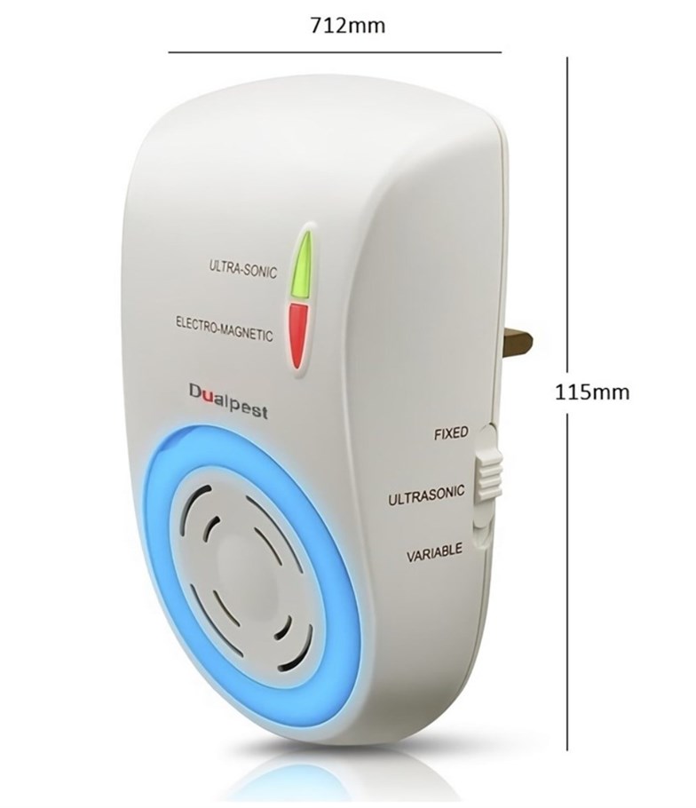 DUALPEST An-a833 Ultrasonik Fare, Haşere, Sinek, Böcek Kovucu