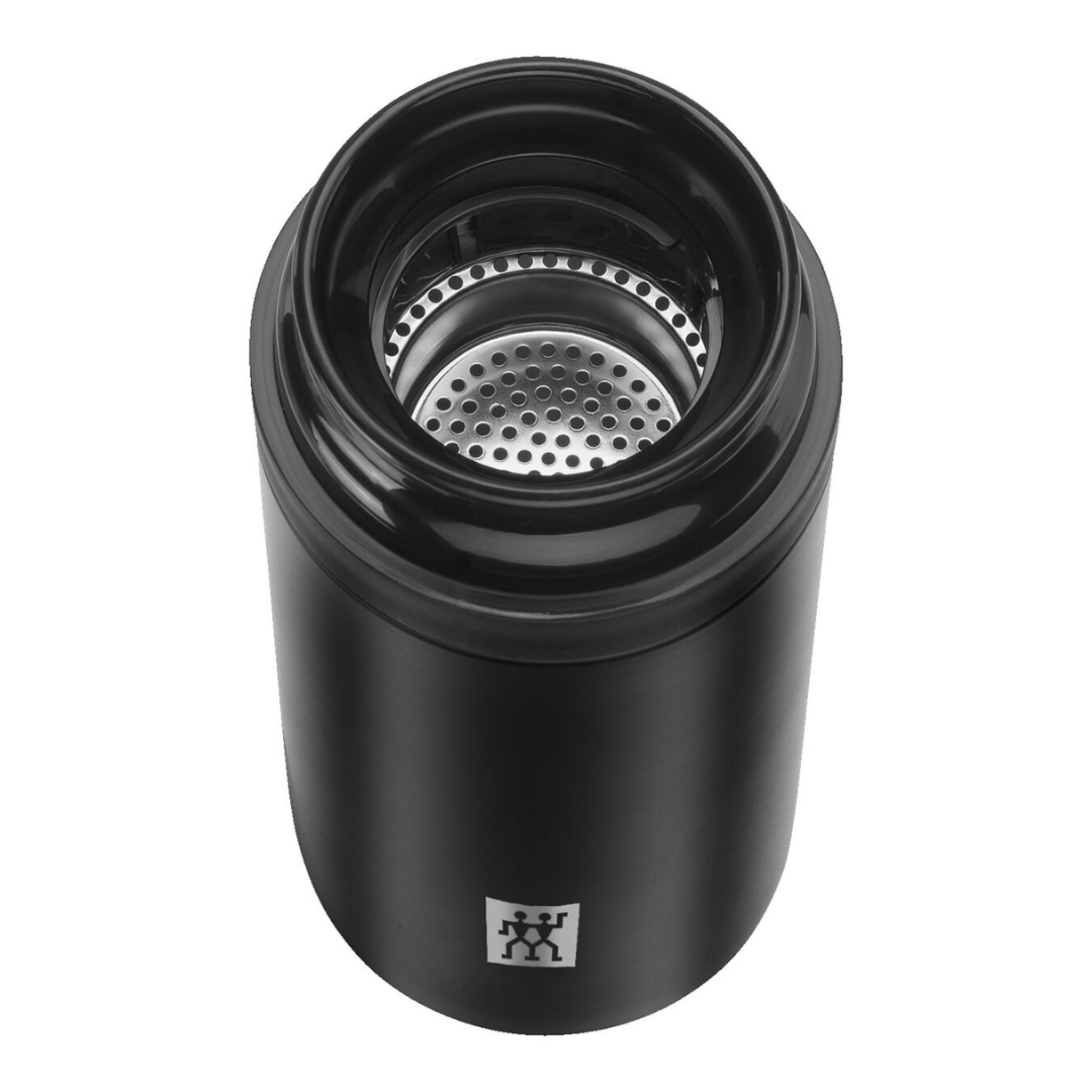 Zwilling 395005120 Siyah 420 ml Süzgeçli Çelik Termos