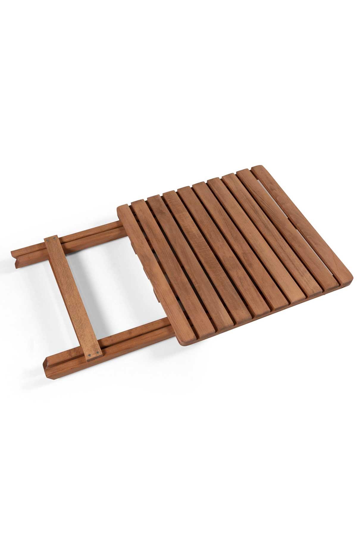 Reyo Rio Bistro Set 2+1 Katlanabilir Masa Sandalye Takımı Ceviz