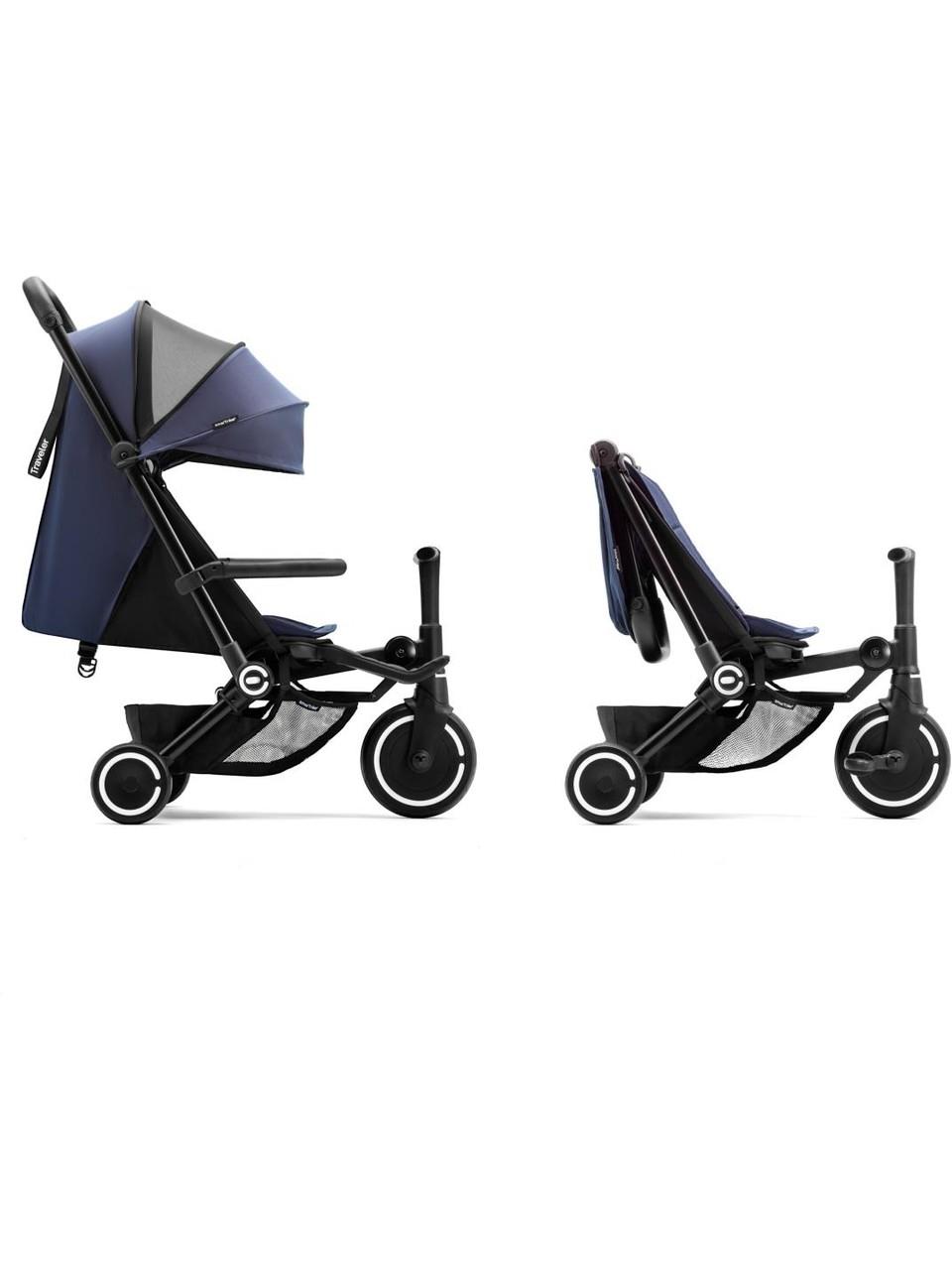 SmarTrike Traveler Mavi Bebek Arabası ve Bisiklet