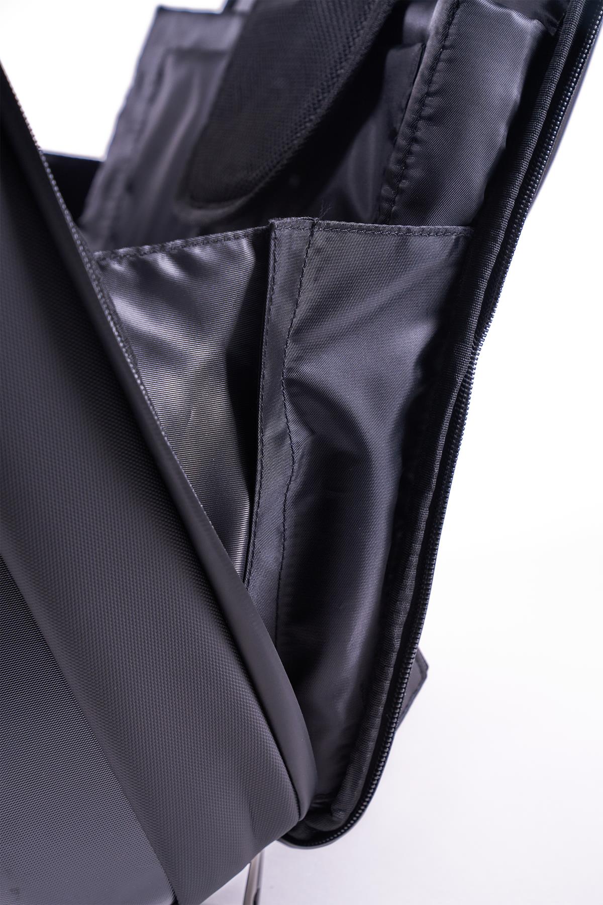 Zampago Glow Led Ekranlı Sırt Çantası Siyah