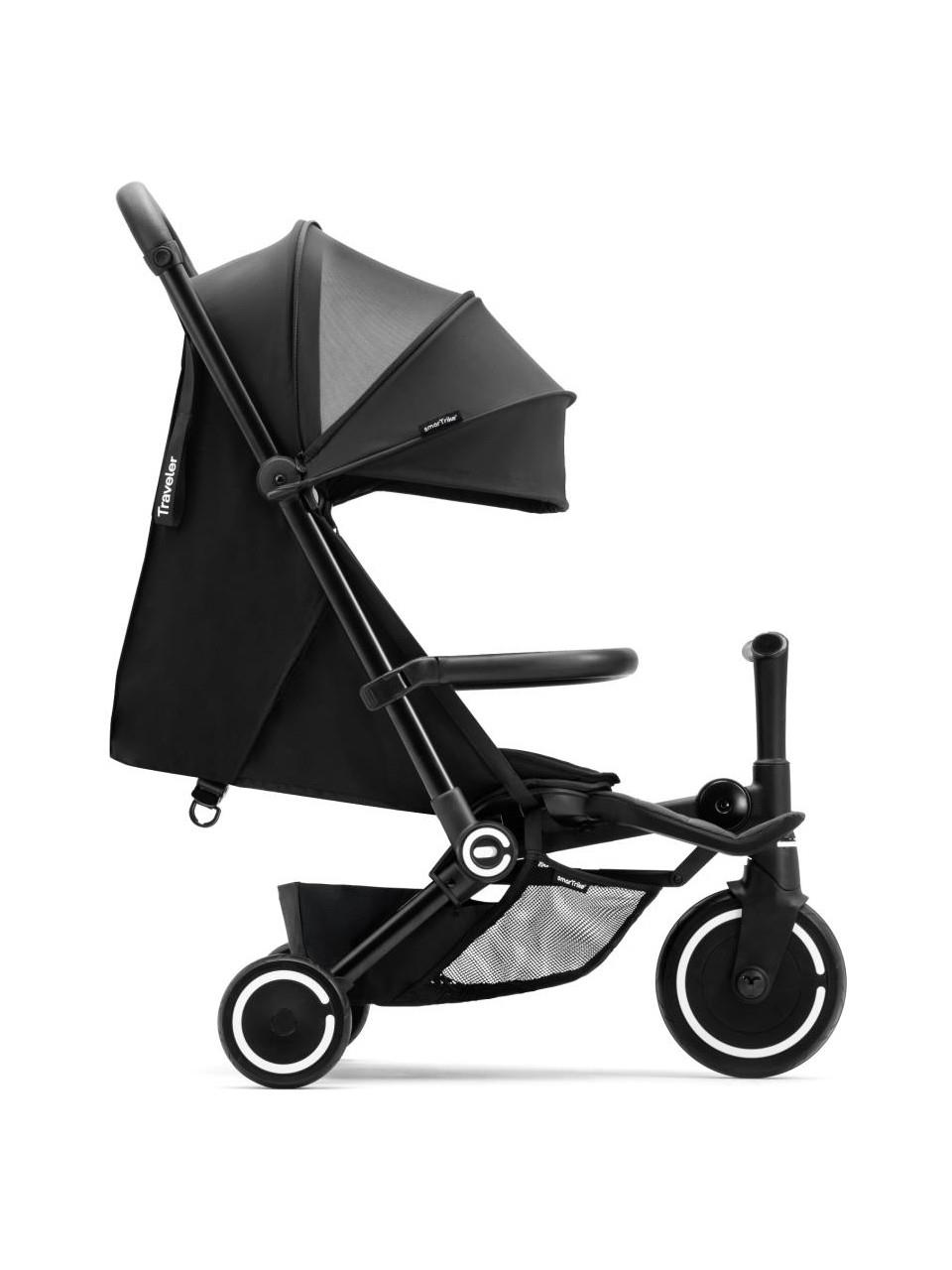 SmarTrike Traveler Siyah Bebek Arabası ve Bisiklet