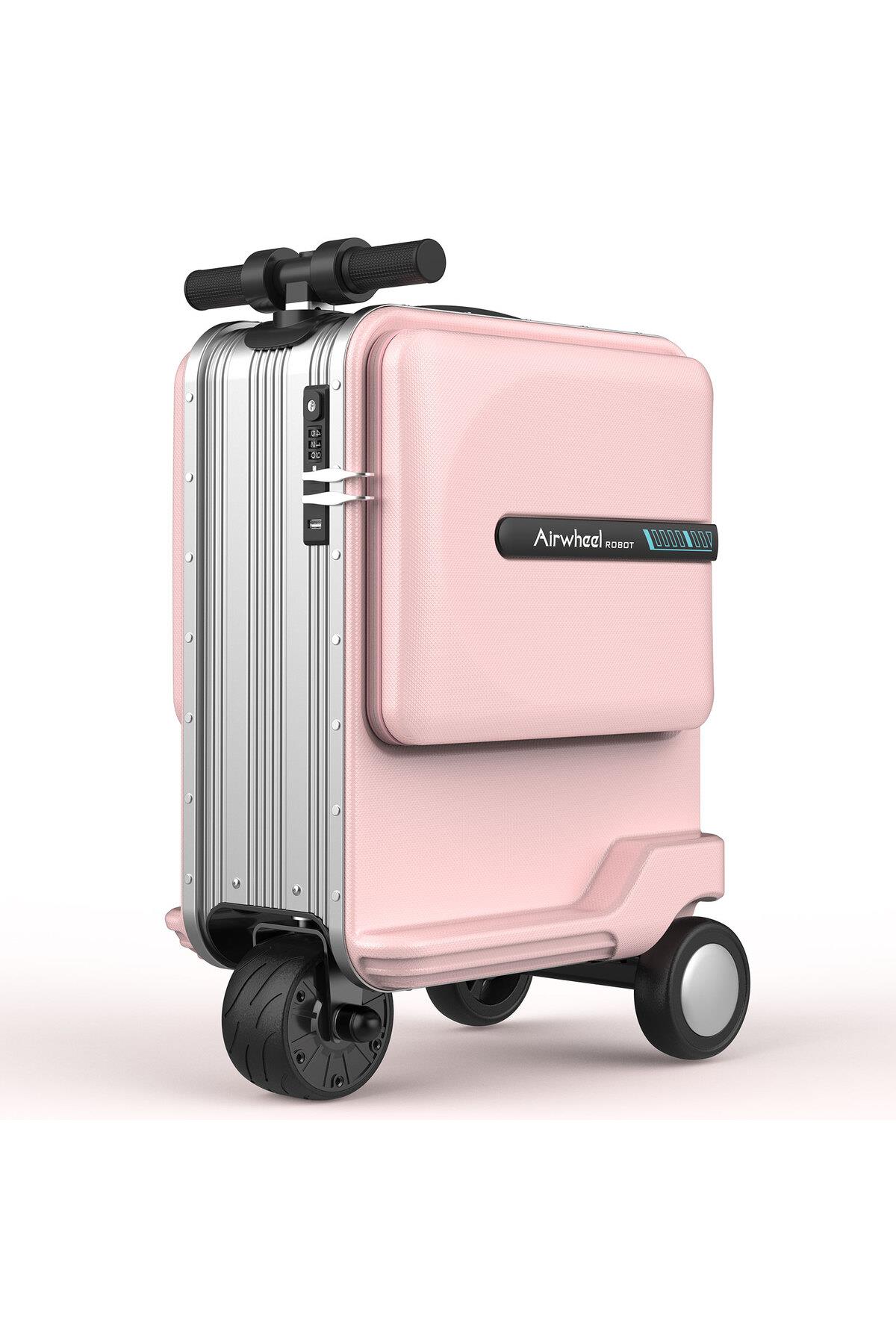 AirWheel SE3MINIT Elektrikli Binilebilir Scooter Valiz Pembe