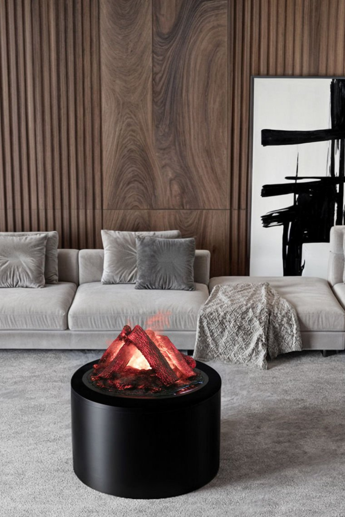 Flameline VK55 2000W 3D Isıtıcılı Üç Boyutlu Dekoratif Elektrikli Şömine