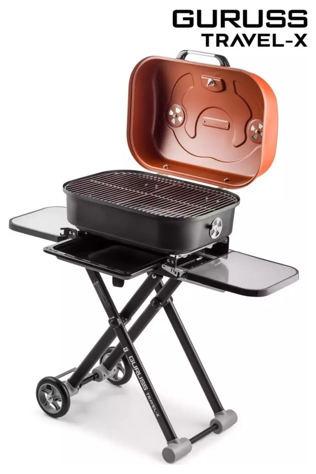 Guruss Travel-x Taşınabilir Mangal Tam Set Oksit Kırmızı