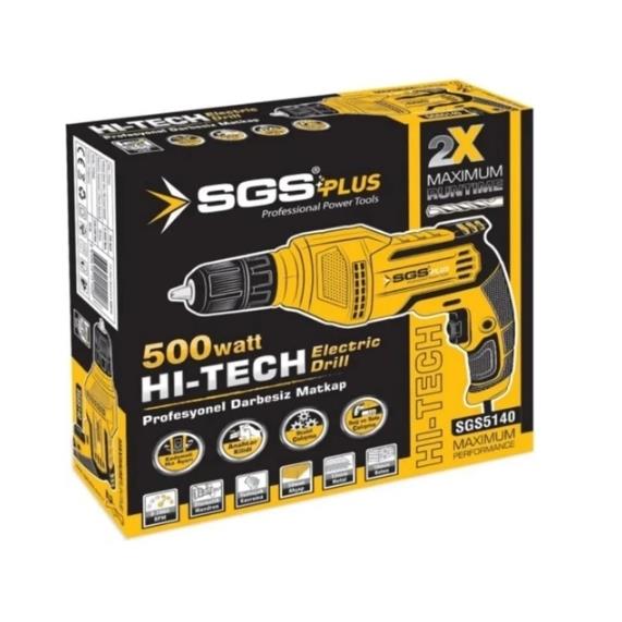 Sgs 5140 Profesyonel Darbesiz Elektrikli Matkap 500 Watt