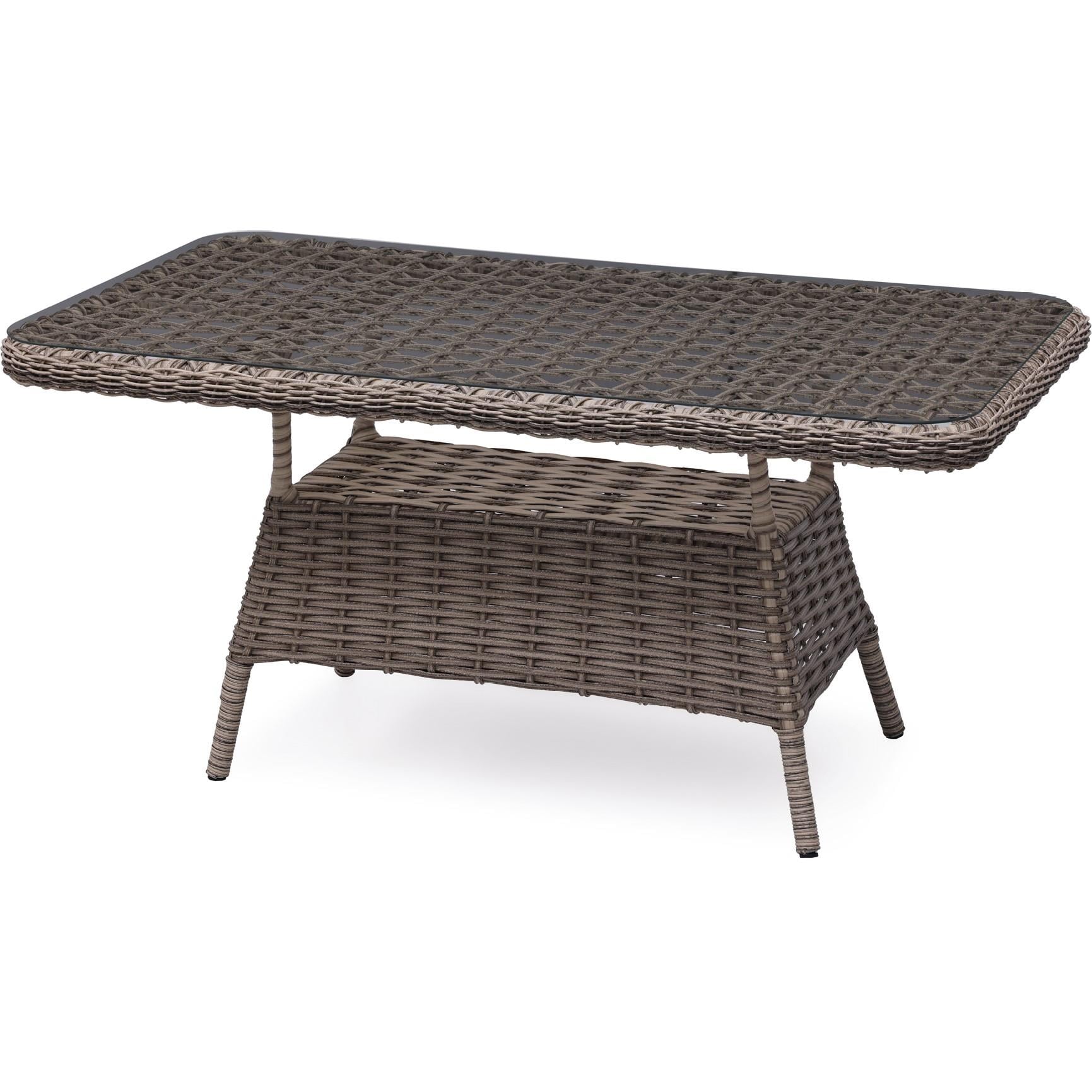 Grassgarden Açelya 3+1+1 Masa Alüminyum Üzeri Örgü Rattan Bahçe Balkon Mobilyası
