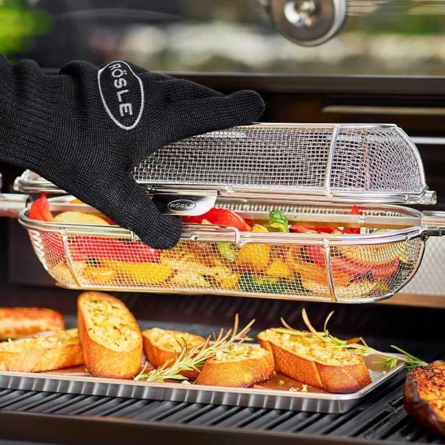 Rösle Barbekü Çevirme Sepeti