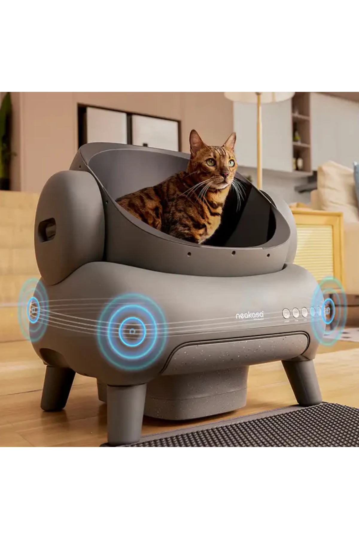 Neakasa Üstü Açık Akıllı Full Otomatik Kedi Tuvaleti, App Kontrol, Uv Temizleme