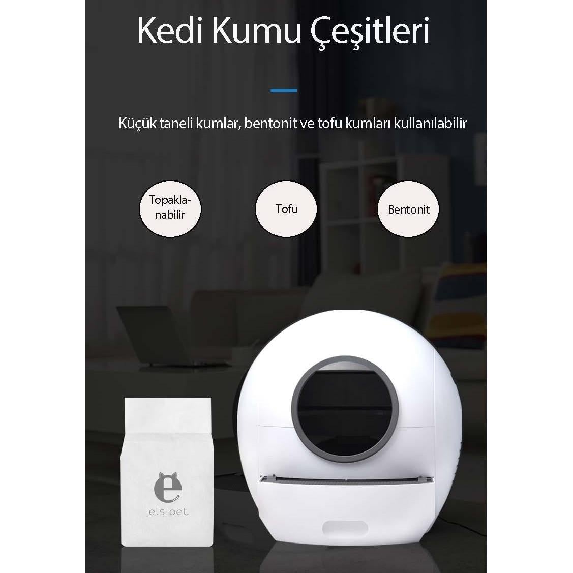 Els Pet ELS-E801 Akıllı Kedi Tuvaleti