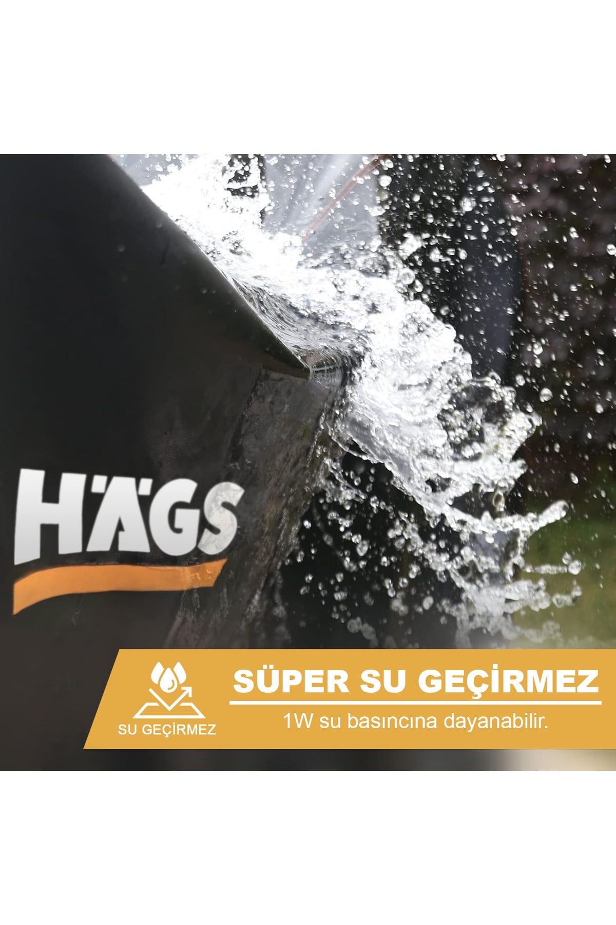 Haegs Motosiklet Brandası, Motor Kılıfı, Örtüsü Dış Mekan Motosiklet Örtüsü Su Geçirmez, Rüzgar, Toz Geçirmez, Motor Garaj Brandası, Kışa Dayanıklı XL 245x95x125 cm - Siyah Gri