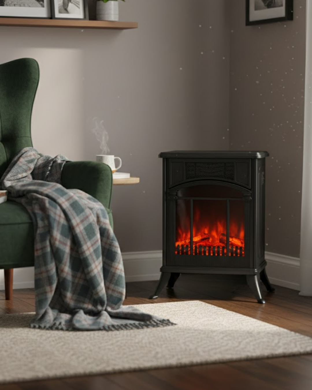 Reyo Stove Asur 1900W Ayaklı Elektrikli Şömine