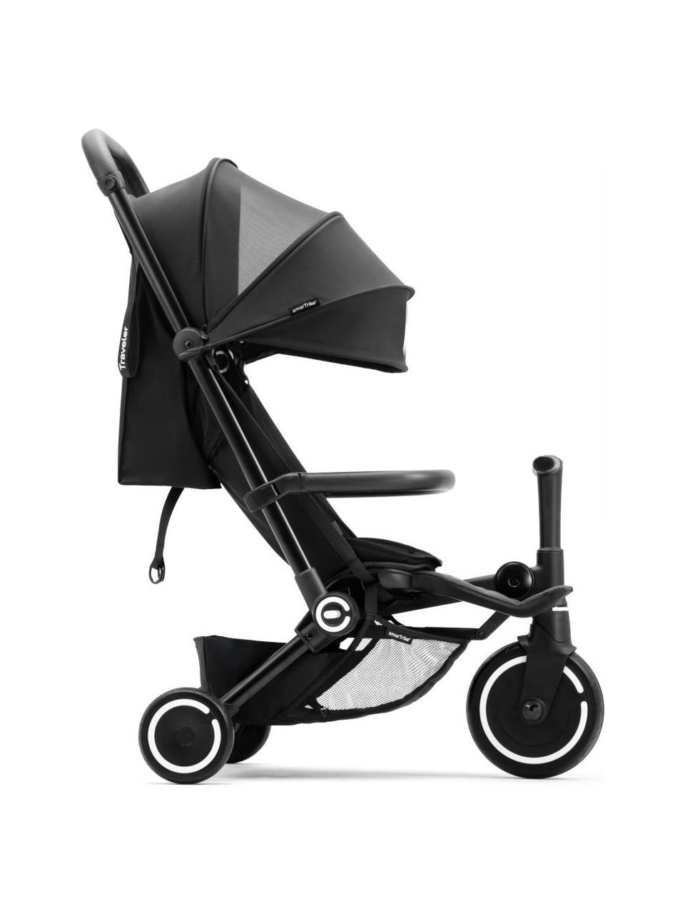 SmarTrike Traveler Siyah Bebek Arabası ve Bisiklet