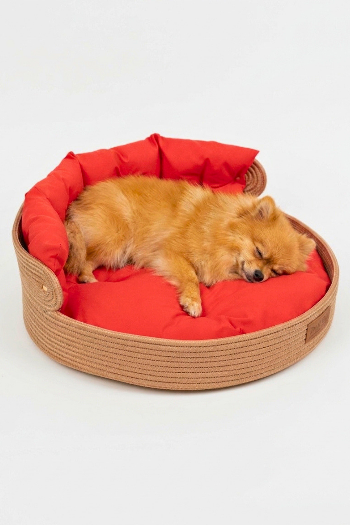 Reyo Max Design Maxie Tress Kedi ve Köpek Yatağı Kırmızı – Su Geçirmez Kumaşlı, Yumuşak ve Konforlu Evcil Hayvan Yatağı
