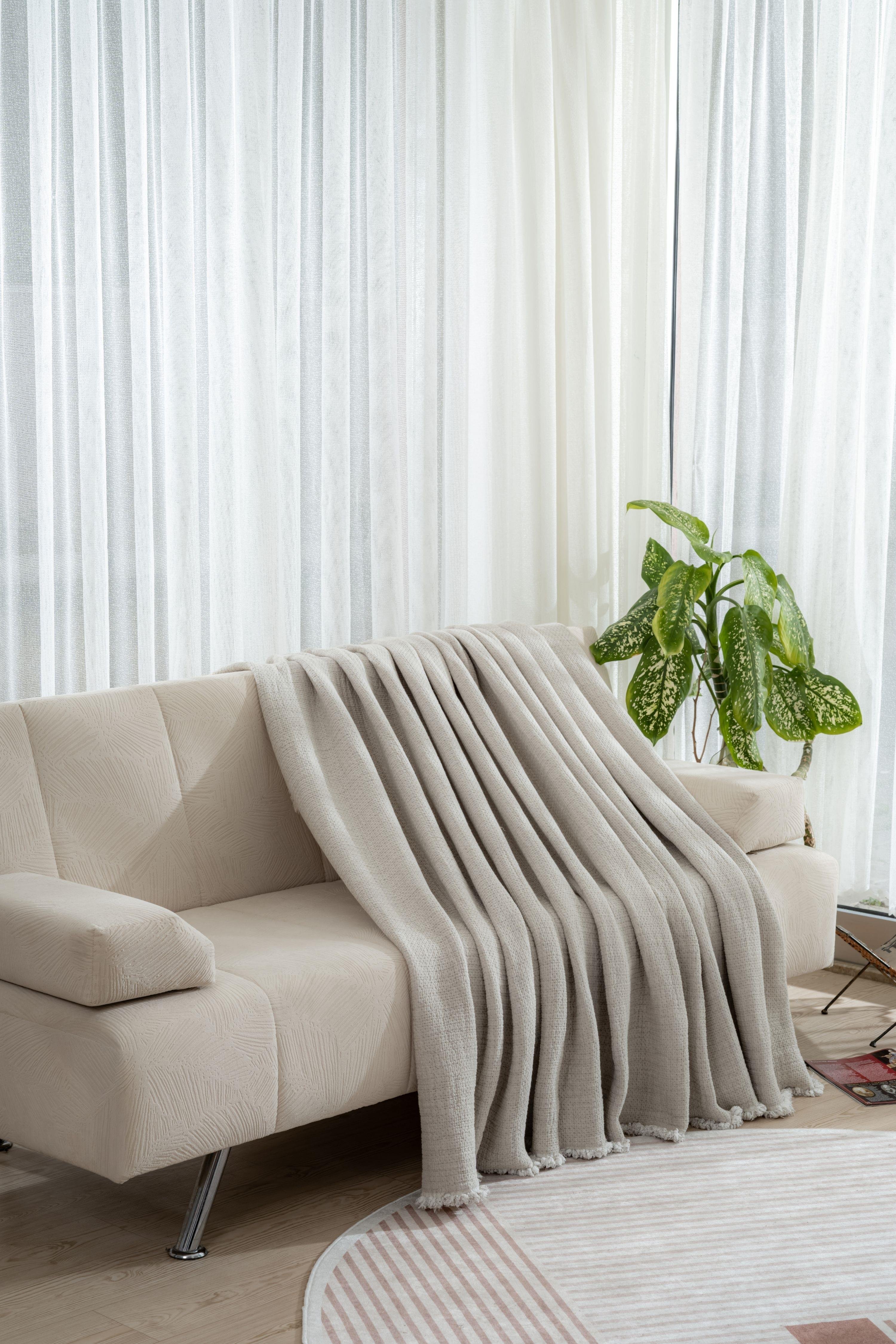 Mylasa Home Müslin 7 Katlı Baklava Desenli Yorgan Çift Kişilik 240x260cm Antrasit