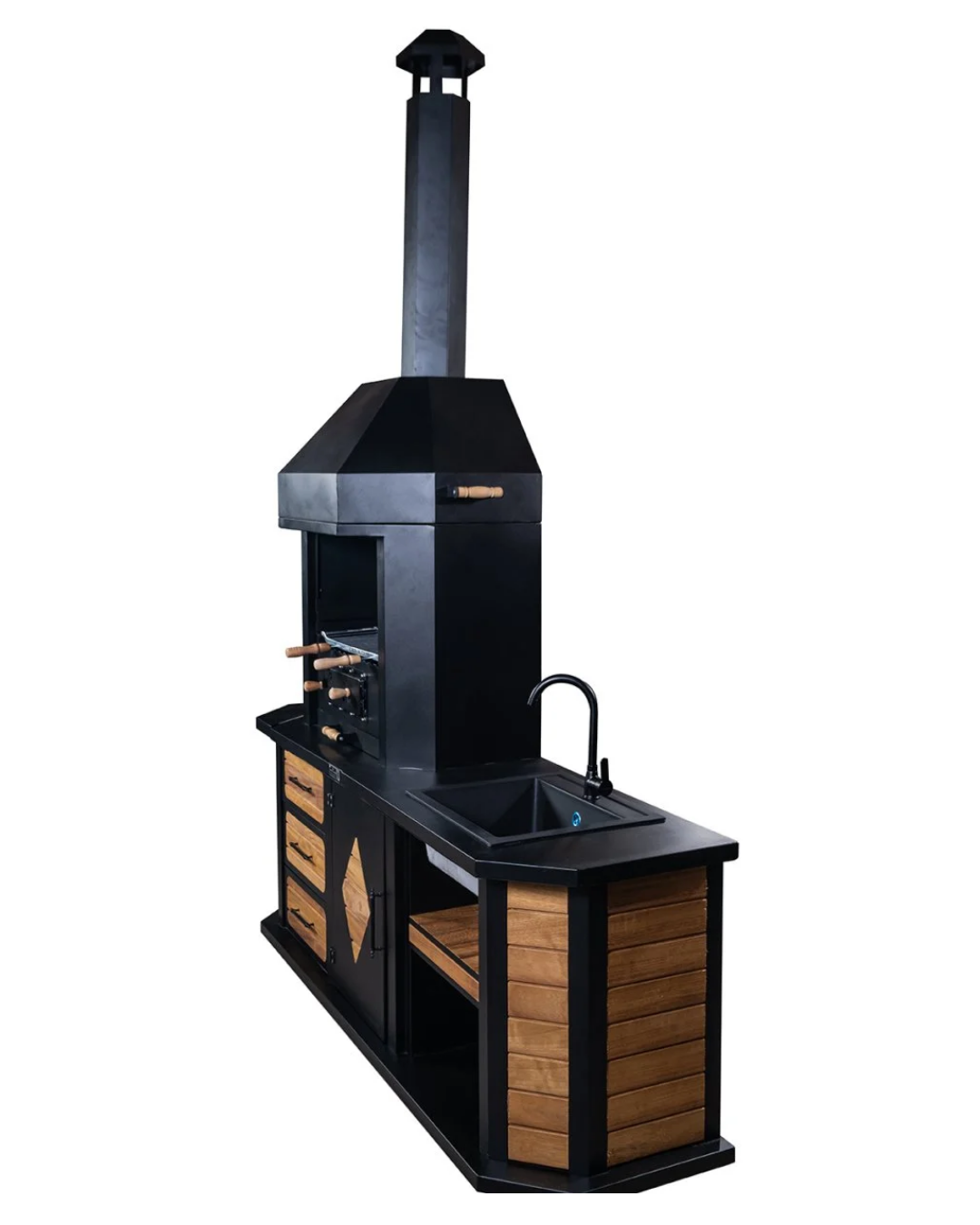 ZS Hermanos Avangarde Granit Evyeli 220cm Bacalı Barbekü