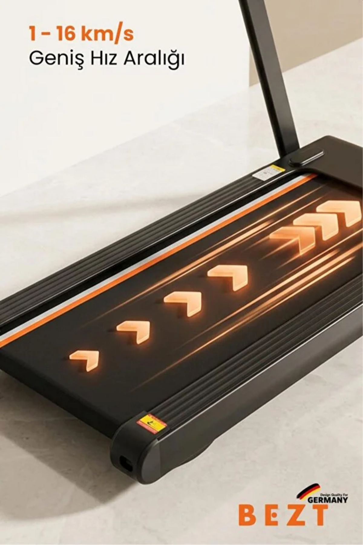 Bezt Run Smart Pro SPR600 Katlanabilir Koşu Bandı Siyah