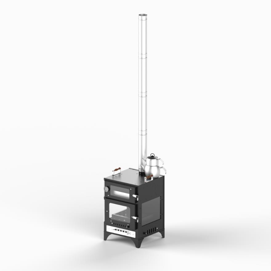 Hot Mood Four Glass Pro Kamp Sobası