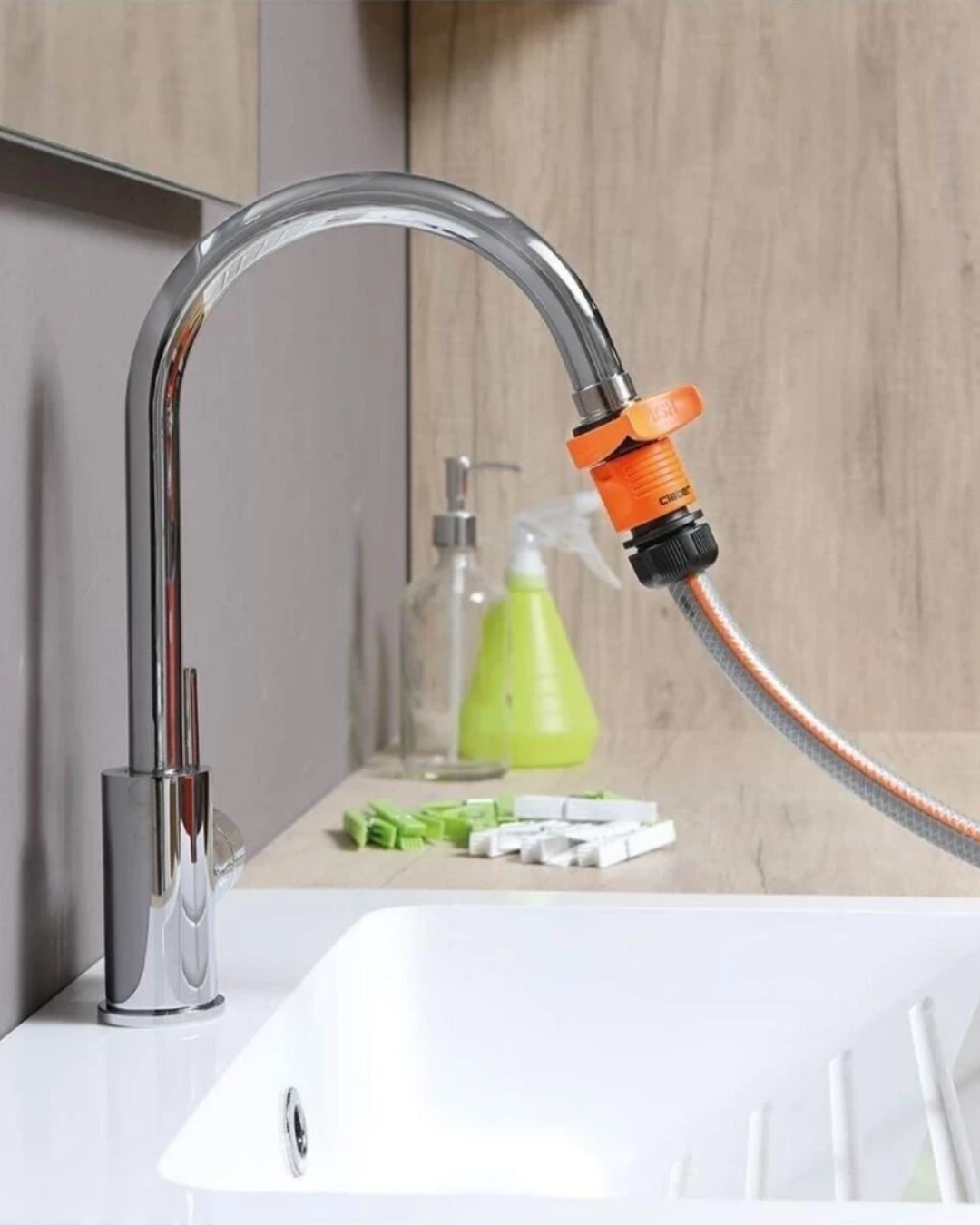 Claber Batarya Tipi Musluk Adaptörü 3/4'' Claber 8587