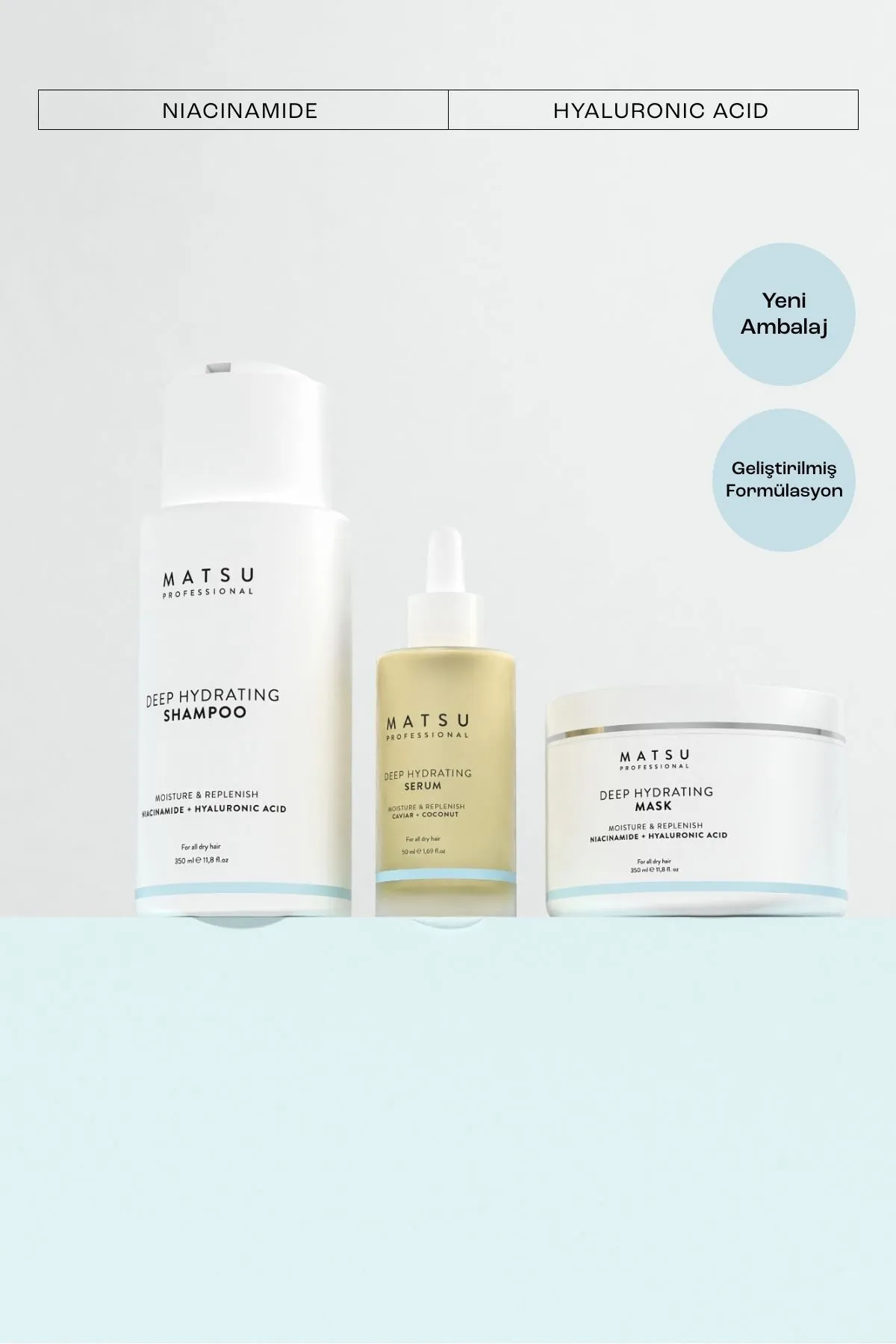 Matsu Deep Hydrating Nemlendirici Bakım Şampuanı 100 ml Seyahat Boy