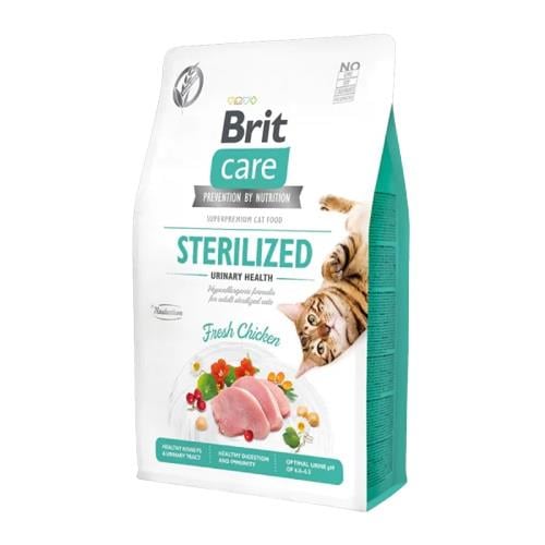 Brit Care Hypo-Allergenic Üriner Sistem Sağlığı için Tahılsız Kısırlaştırılmış Kedi Maması 2kg