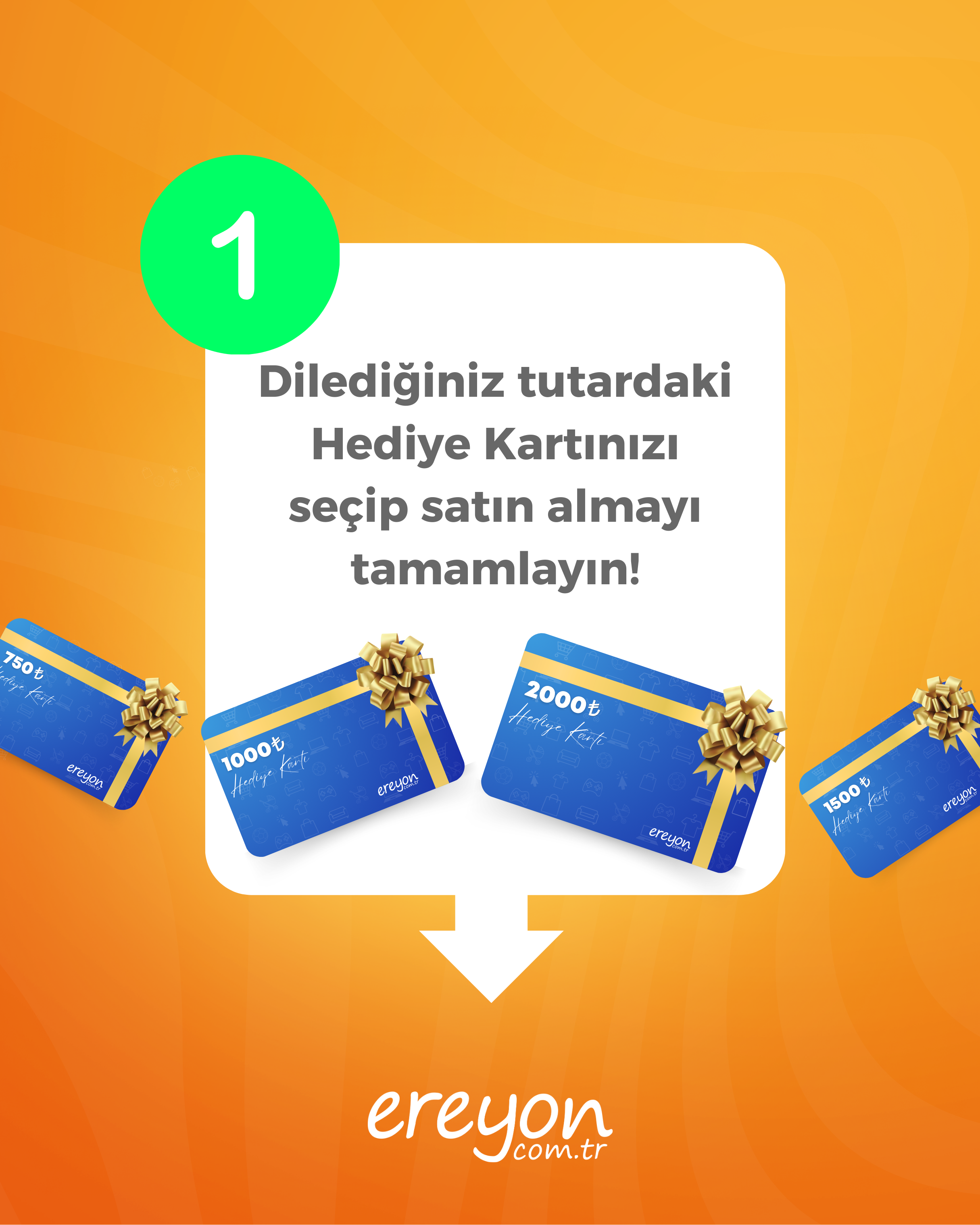 Ereyon 500 TL Hediye Kartı