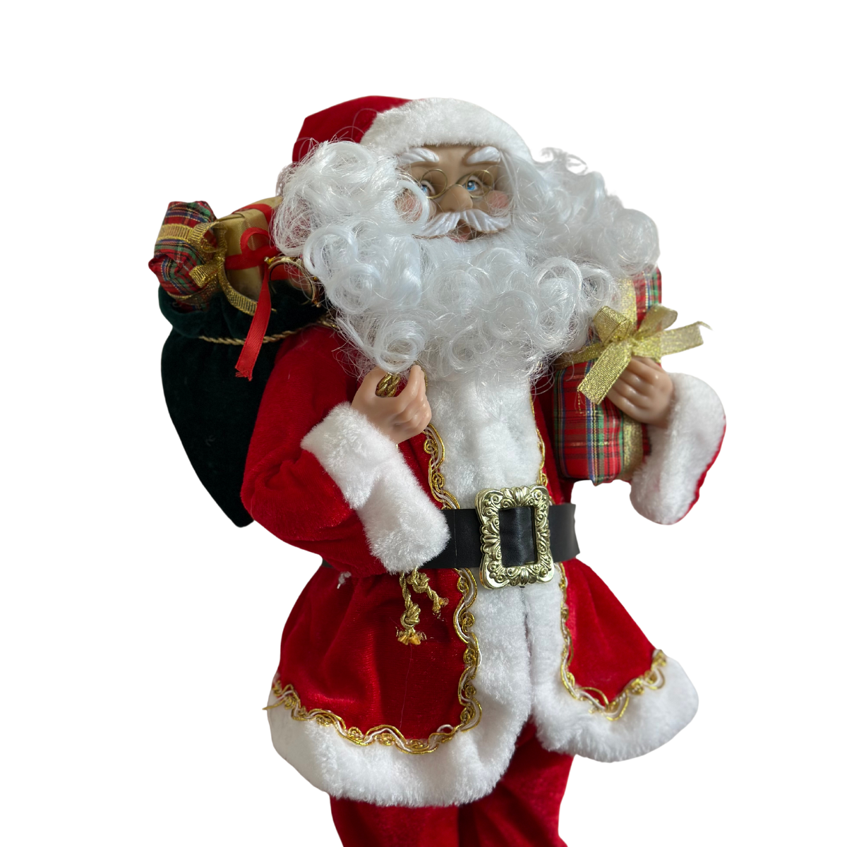 Reyo Home Kırmızı Klasik Noel Baba Biblo Figür Büyük Boy 45 cm 