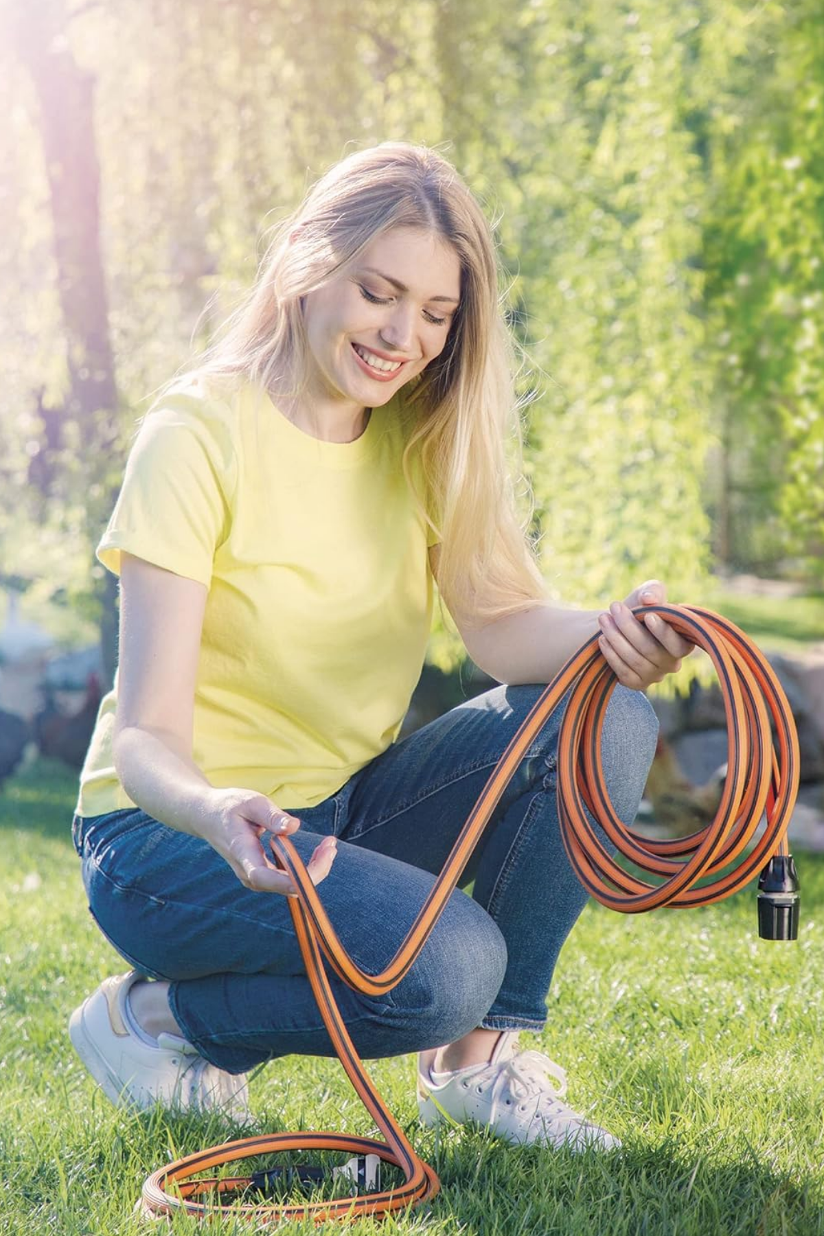 Claber 9334 Sprıngy Hortum Set Makaralı Sihirli Hortum 1/2