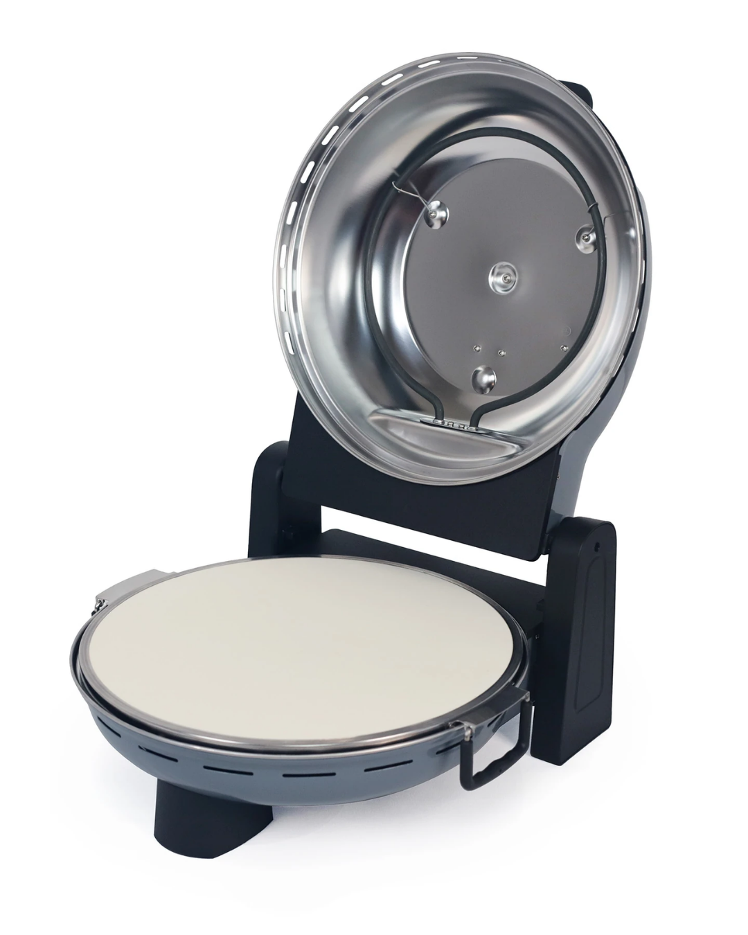 Dr.Maya Pro+ Çok Amaçlı Elektrikli Taş Fırın Tandır ve Ekmek Yapma Makinesi Antrasit - Pizza Lahmacun Ekmek